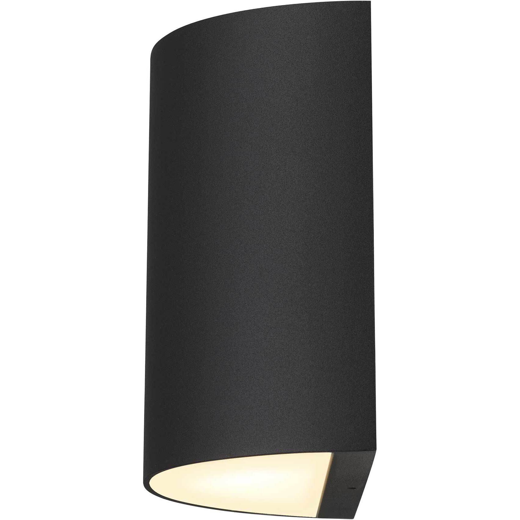 Veil LED 4.63 inch Sand Black Outdoor Wall Sconce