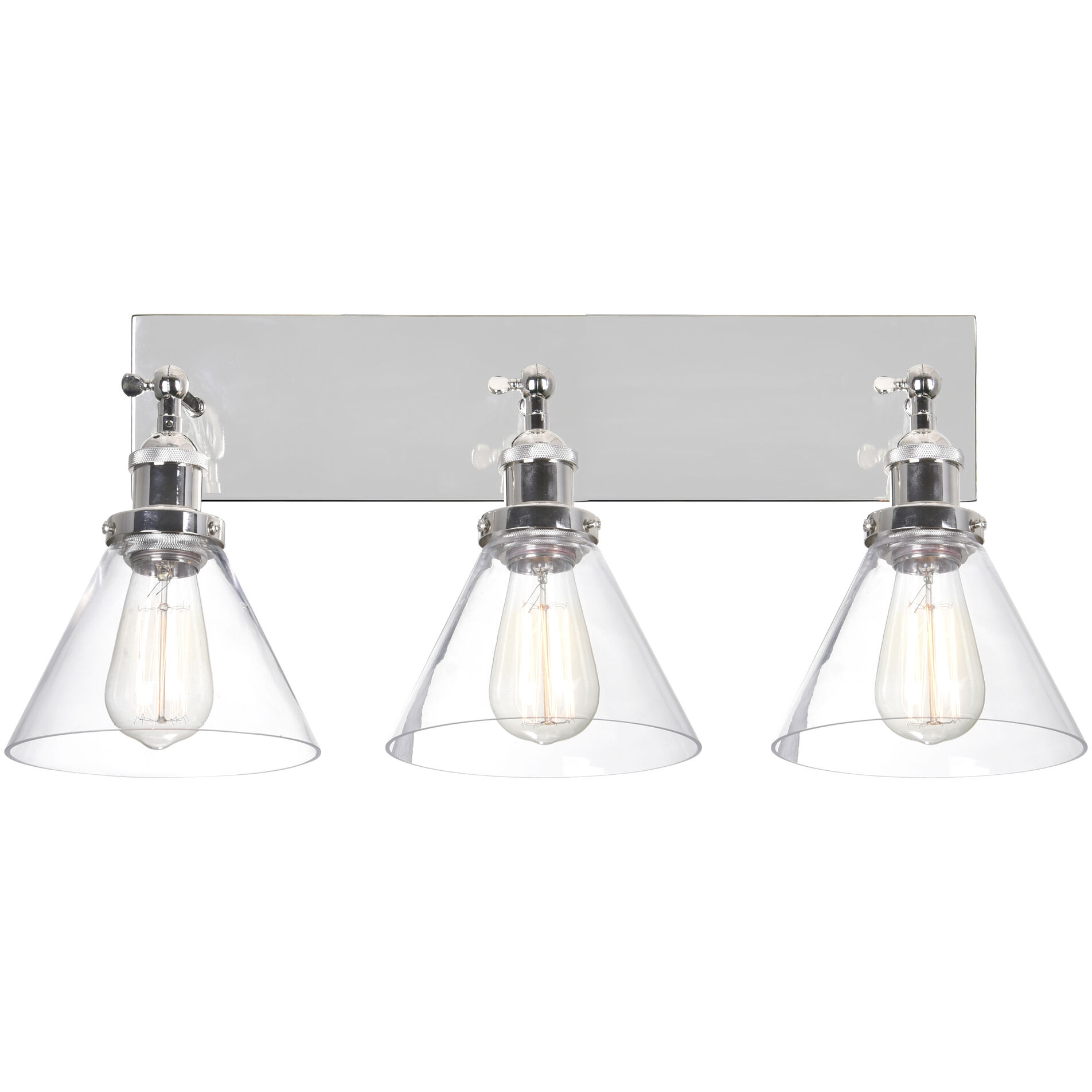 Eustis 3 Light 24 inch Polished Nickel Wall Light