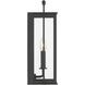 Aberdeen 2 Light 16.5 inch Sand Coal Black and Legacy Brass Outdoor Wall Sconce
