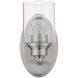 Gemma 1 Light 5 inch Satin Nickel Sconce Wall Light