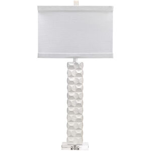 Astor 32 inch 100.00 watt Textured Matte White Table Lamp Portable Light