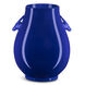 Ocean Blue 13.75 inch Deer Ears Vase