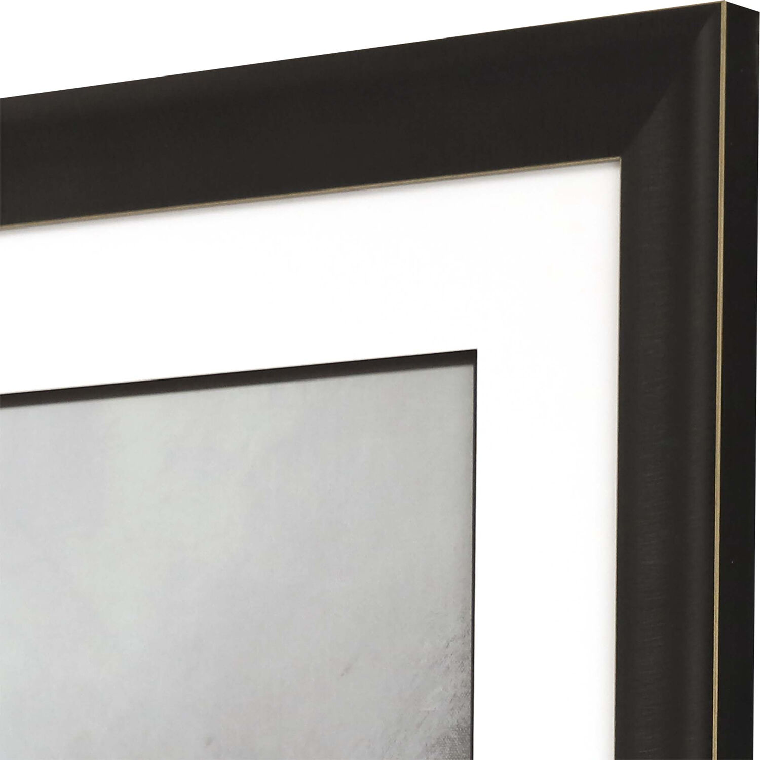 Light Leaves Gray and Beige and Brown and Neutral Framed Art