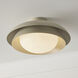 Jensen 1 Light 17.75 inch Taupe Semi-Flush Mount Ceiling Light