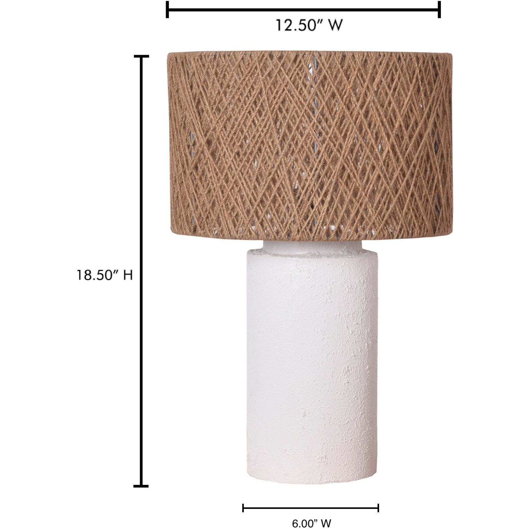 Aine 18.5 inch 40.00 watt Natural Table Lamp Portable Light