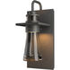 Erlenmeyer 1 Light 11.2 inch Coastal Natural Iron Outdoor Sconce, Medium
