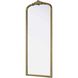 Naomi 60 X 24 inch Antique Brass Mirror