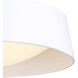 Adira LED 22 inch White Chandelier Ceiling Light