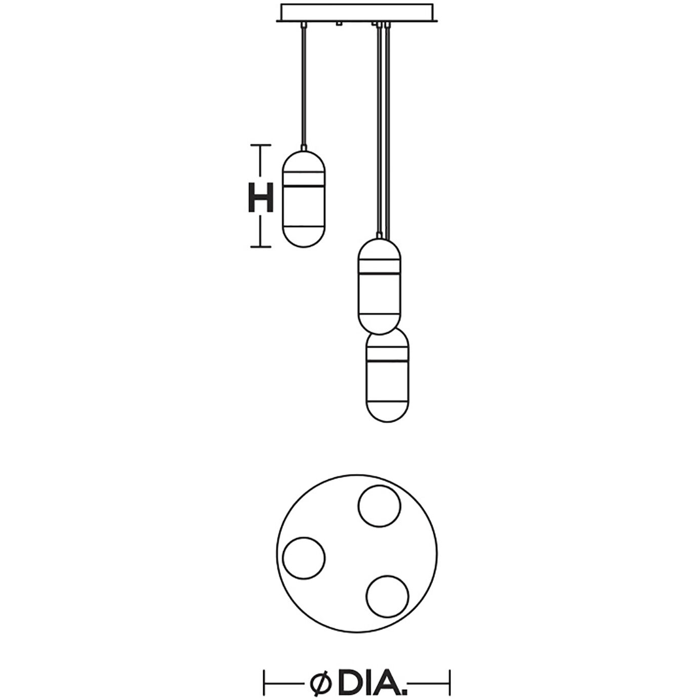 Irvine LED 18 inch Satin Nickel Multi-light Pendant Ceiling Light