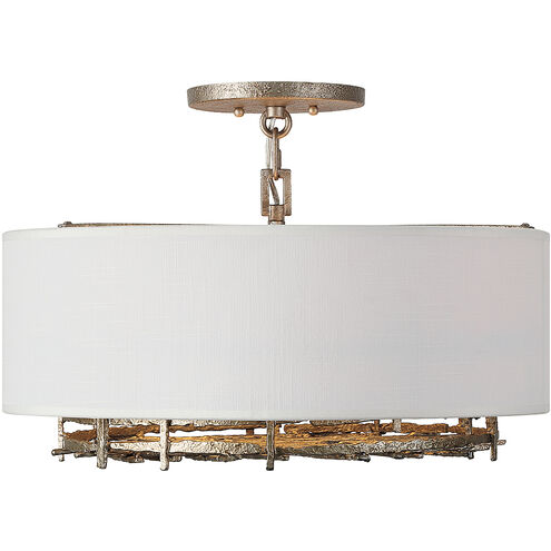Cameo 4 Light 20 inch Campagne Luxe Covertible SemiFlush Ceiling Light
