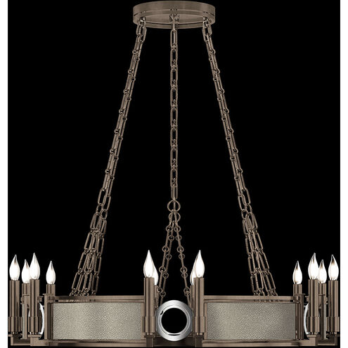 Mirage 12 Light 35.75 inch Bronze Chandelier Ceiling Light