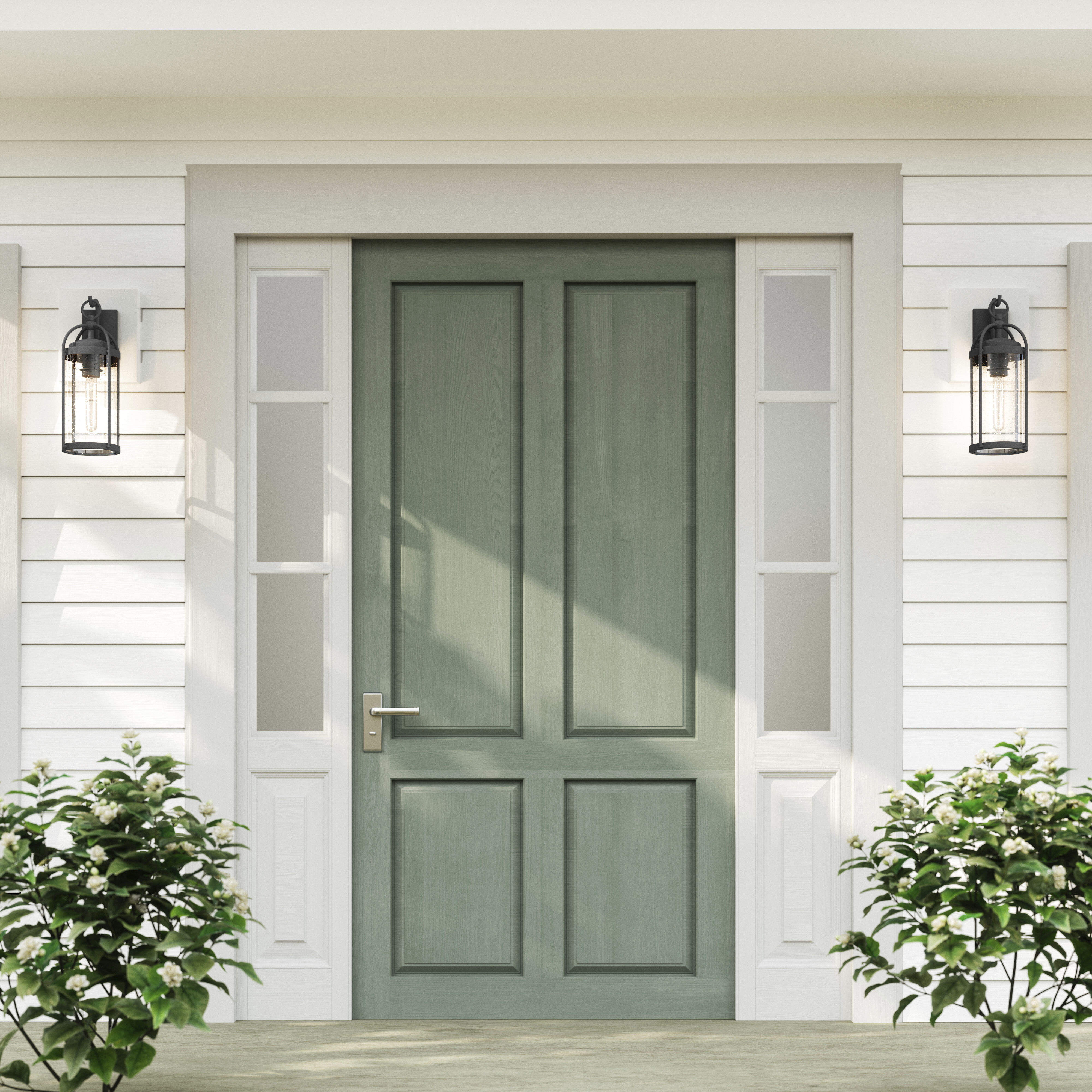 Catalonia 1 Light 17.5 inch Distressed Zinc Outdoor Wall Sconce