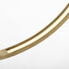 Sean Lavin Baku LED 1.3 inch Hand Rubbed Antique Brass Chandelier Ceiling Light