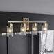 Gatz 4 Light 31.5 inch Alturas Gold Vanity Light Wall Light