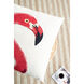 Anita 24 X 6.5 inch Red and White Pillow, Set of 2