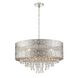 Masura 3 Light 24 inch Polished Nickel Pendant Ceiling Light