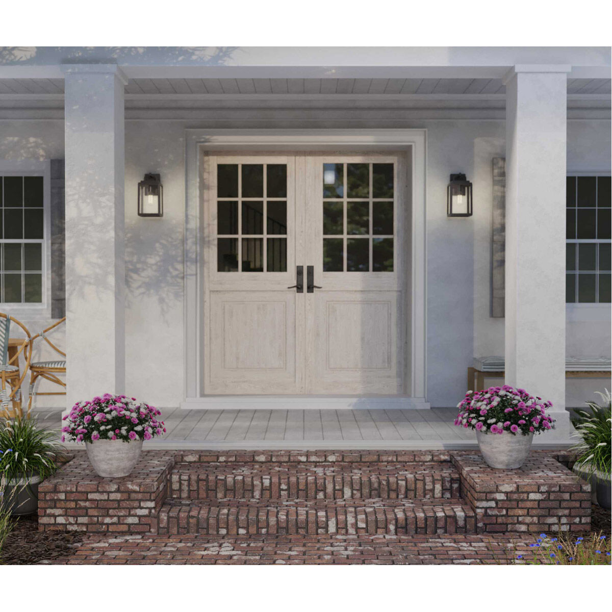 Grandbury 1 Light 14 inch Antique Bronze Outdoor Wall Lantern