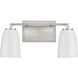 Spenser 2 Light 15.62 inch Brushed Nickel Vanity Light Wall Light