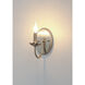 Logan 1 Light 5 inch Satin Nickel Wall Sconce Wall Light