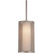 Uptown Mesh 1 Light 5.5 inch Burnished Bronze Pendant Ceiling Light in E26 Incandescent, Rod, Frosted