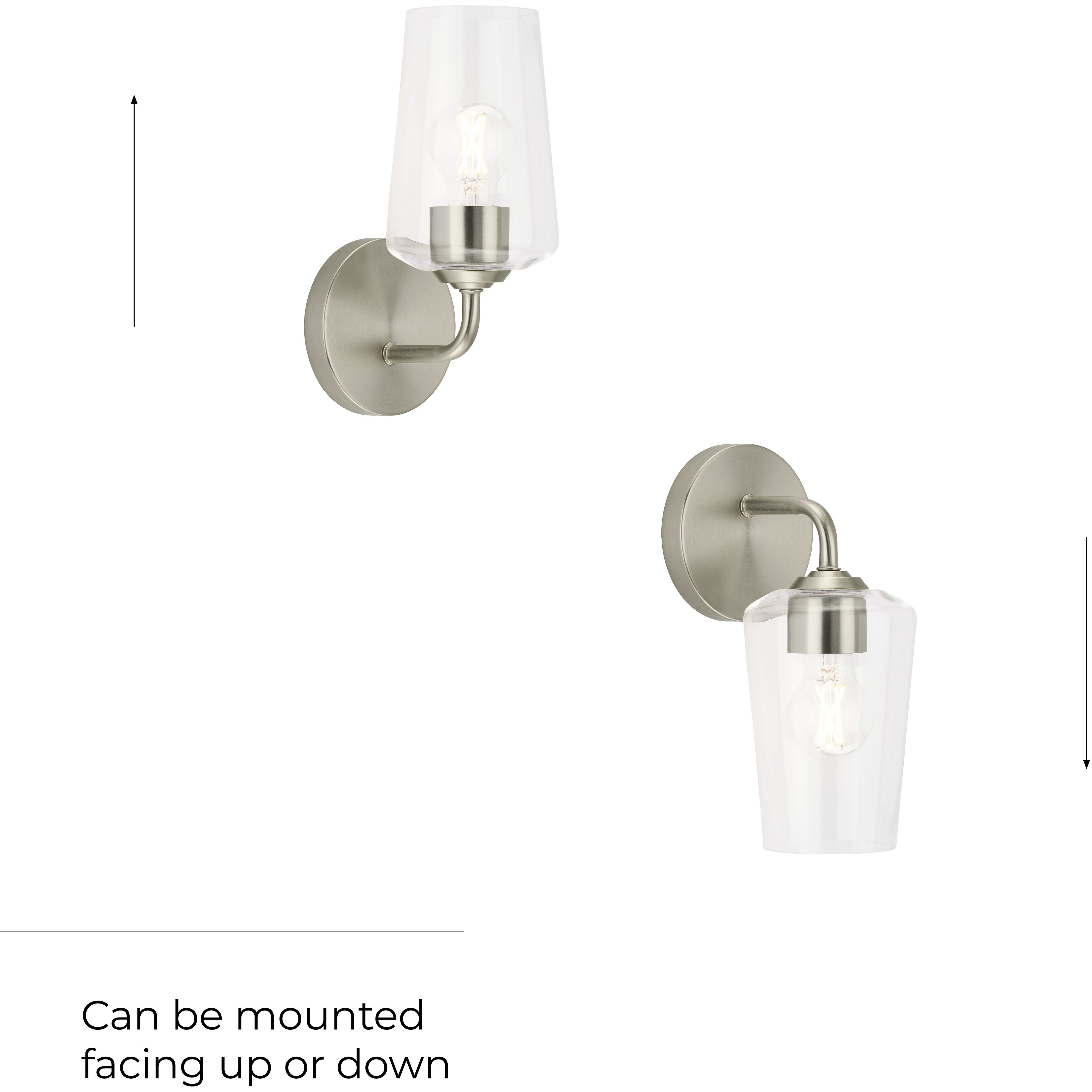 Celino Wall Sconce Wall Light in Brushed Nickel
