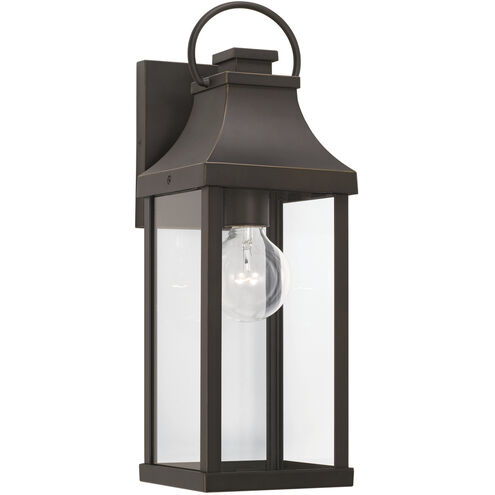 Bradford 1 Light 17 inch Oiled Bronze Outdoor Wall Lantern