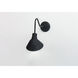 Signlite 1 Light 13.75 inch Black Outdoor Wall Mount