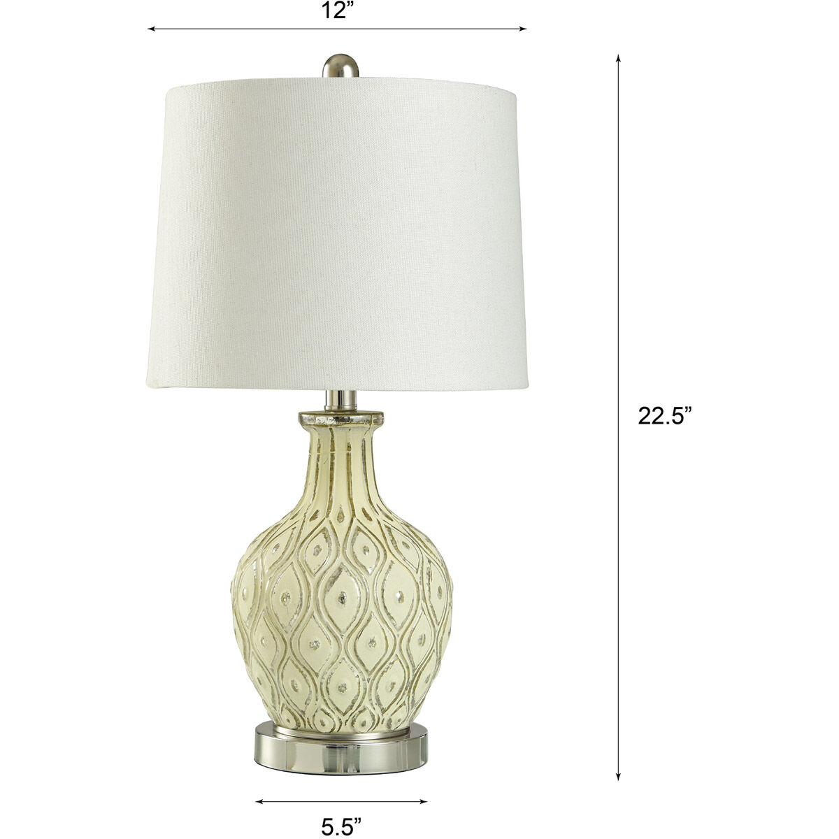 StyleCraft Home Collection L27080DS Signature 23 inch 100 watt