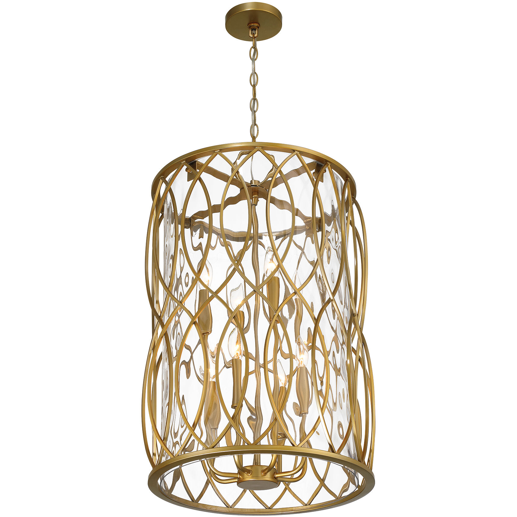 Snowden 8 Light 18 inch Burnished Brass Pendant Ceiling Light