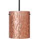 Tamburo 8 LED Black Stem Pendant Ceiling Light