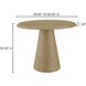 Tutto 38 X 38 inch Natural Cafe Table
