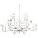 Adelaide 9 Light 36 inch Textured White Chandelier Ceiling Light