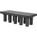Santos 60 X 24 inch Cinder Black Coffee Table