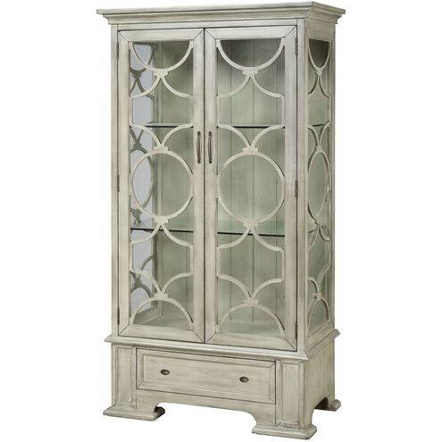 Vieux Carre Antique Cream with Clear Cabinet