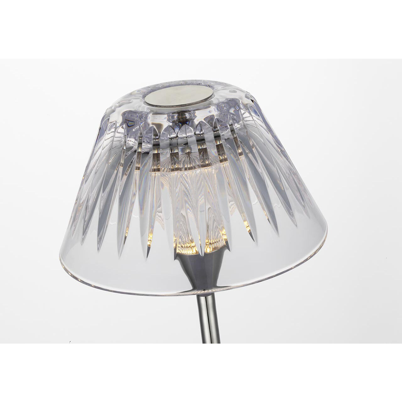 Waterford Blaze 16.25 inch 1.00 watt Polished Nickel Rechargeable Table Lamp Portable Light