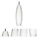 Suzi 18 LED Black Stem Pendant Ceiling Light