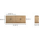 Tade 81.5 X 18.75 inch Brown Sideboard