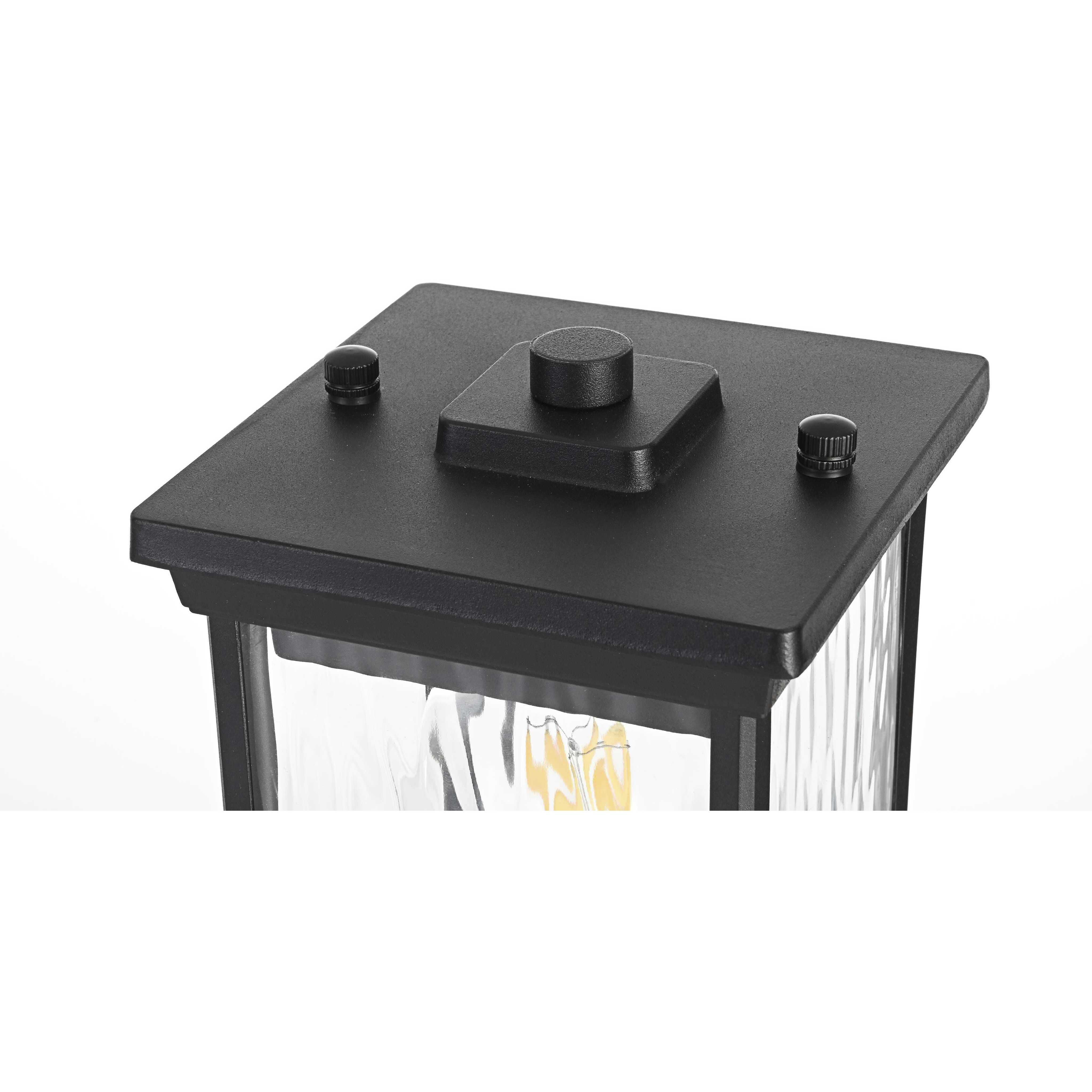 Mascher 1 Light 14 inch Black Outdoor Post Light