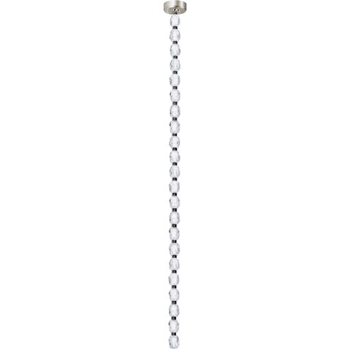 Forever Seduction LED 81.6 inch Polished Nickel Modular Pendant Ceiling Light, Driver in Canopy