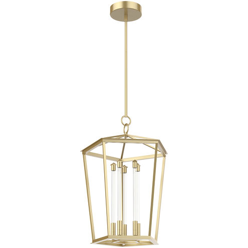 Delphine LED 17 inch Natural Brass Pendant Ceiling Light