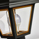 Brentwood 1 Light 13 inch Black Outdoor Post Lantern