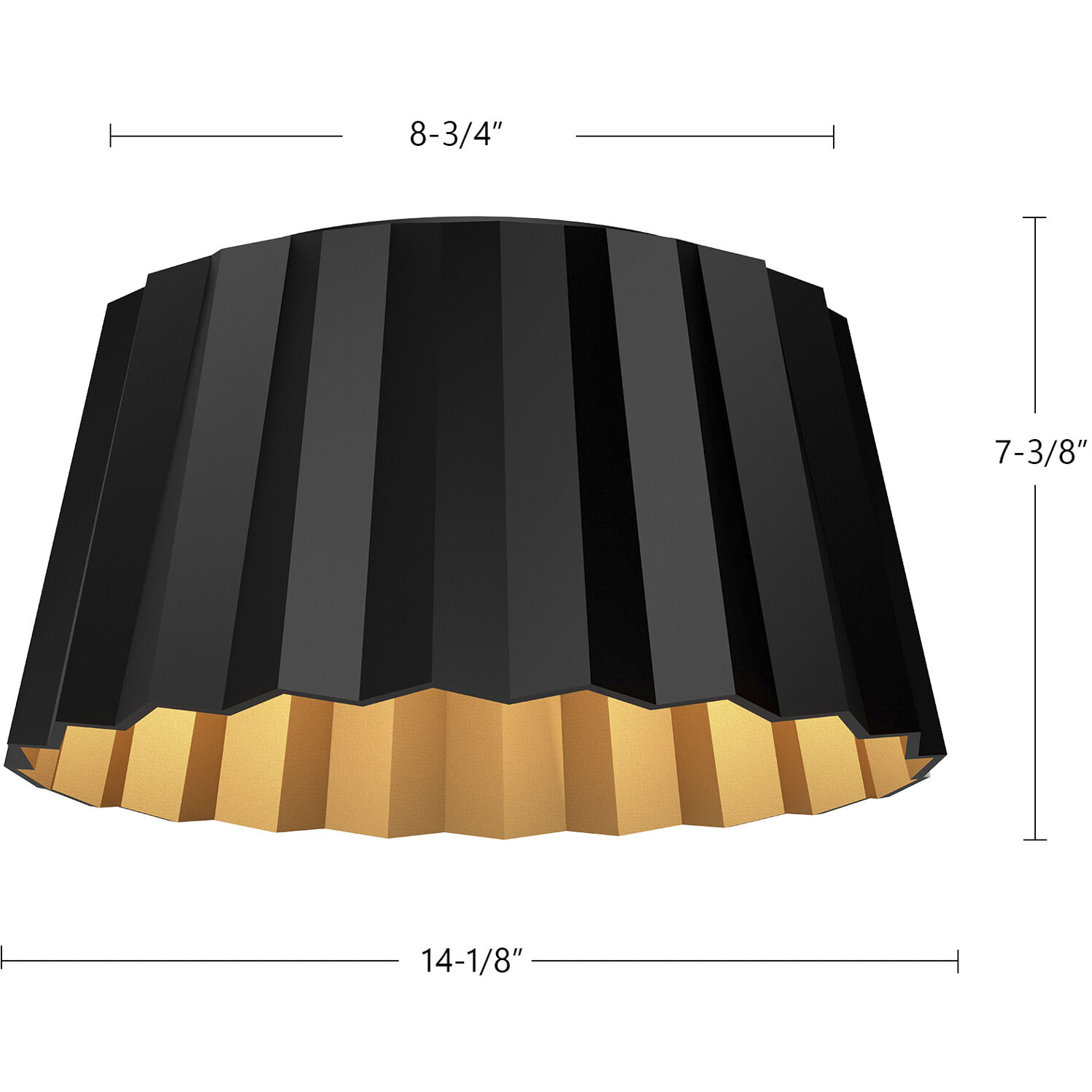 Alora Mood Plisse 2 Light 14.13 inch Aged Gold Flush Mount Ceiling Light