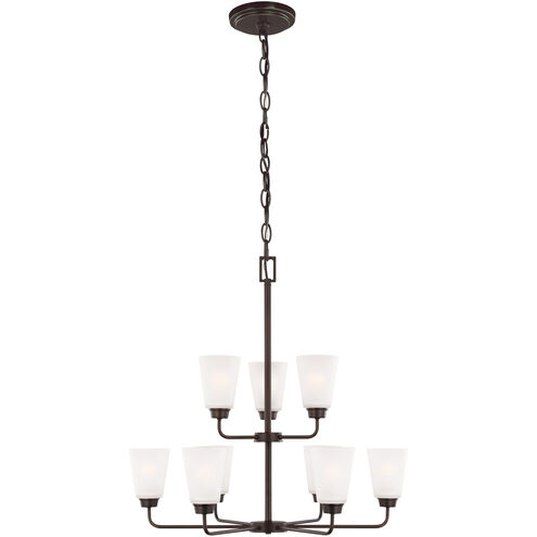 Kerrville 9 Light 29 inch Bronze Chandelier Ceiling Light