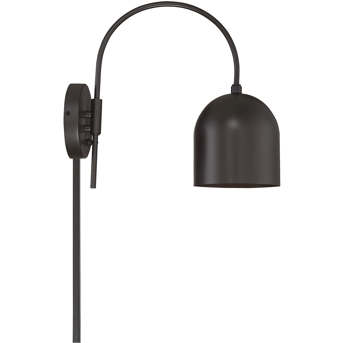 Farmhouse 6 inch 60.00 watt Oil Rubbed Bronze Adjustable Wall Sconce Wall Light