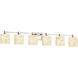 Lumenaria LED 51.5 inch Brushed Nickel Vanity Light Wall Light in 4200 Lm LED, Oval