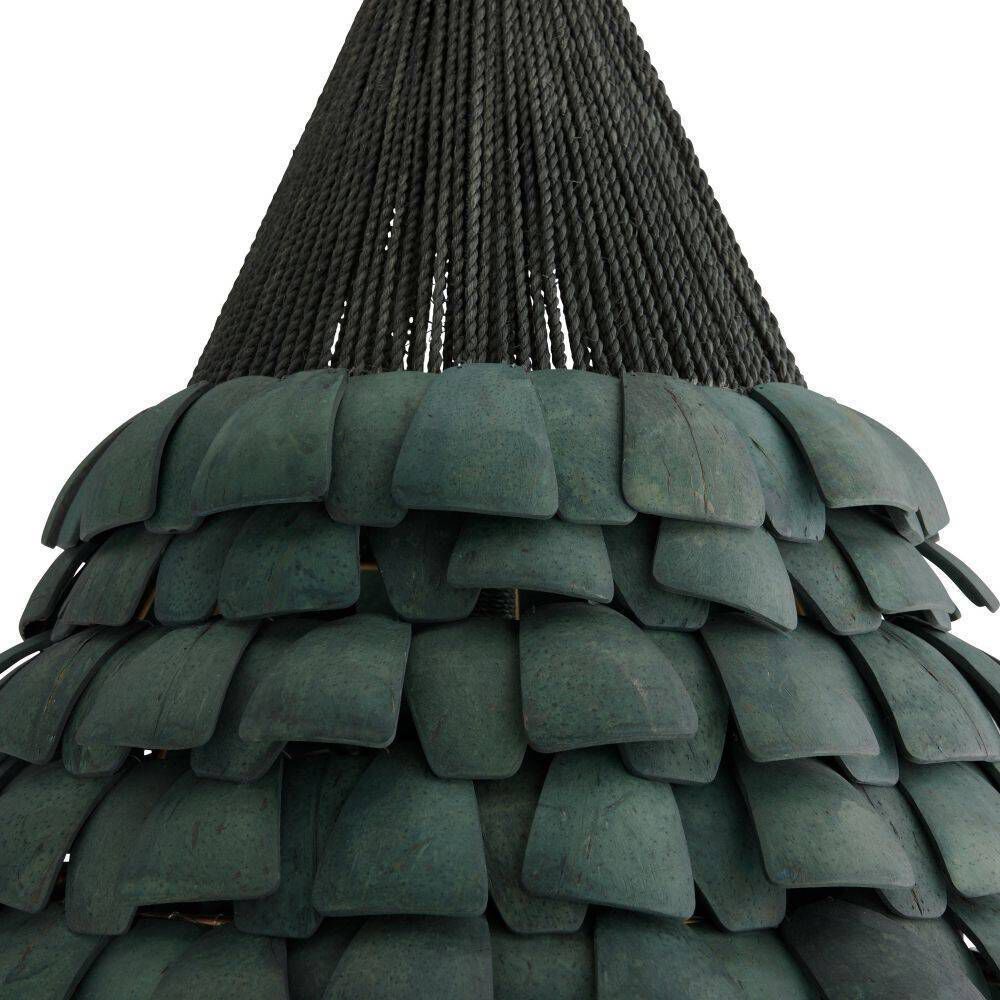 Ferndale 1 Light 20 inch Eucalyptus Stain and Dark Eucalyptus Stain with Antique Brass Pendant Ceiling Light