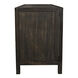 Quadrant 75.5 X 23 inch Ebony Walnut Sideboard, 3 Door