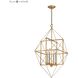 Connexions 4 Light 16 inch Gold Leaf Chandelier Ceiling Light