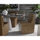 Cavallini 79 X 43 inch Light Grey Outdoor Dining Table