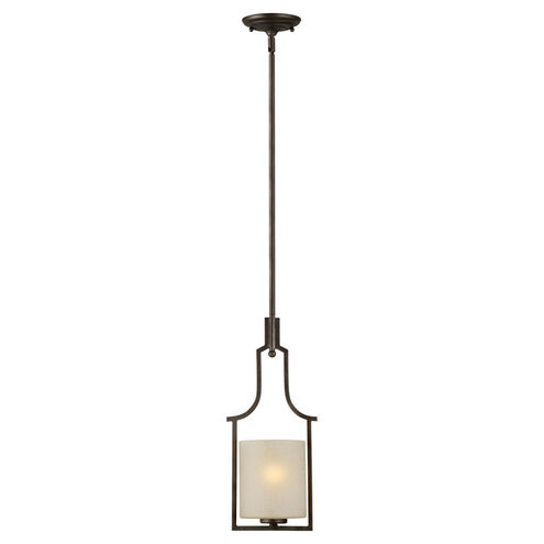 Signature 1 Light 8 inch Antique Bronze Mini Pendant Ceiling Light